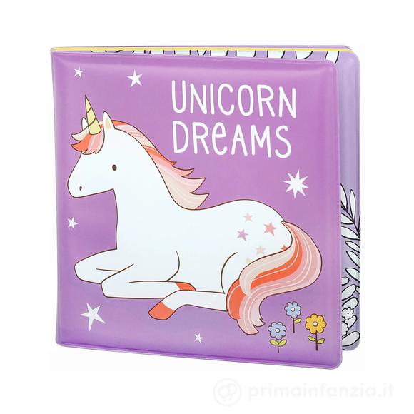 Gioco Libro da Bagno - Unicorn Dreams - Si Colora al Contatto con l'Acqua