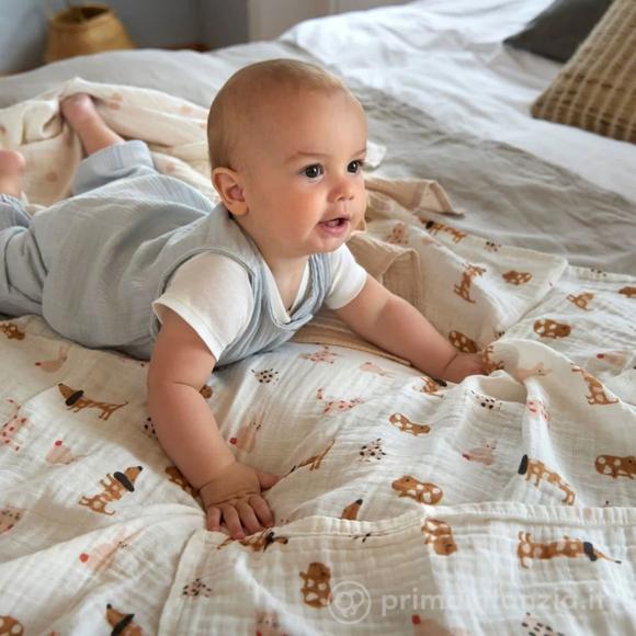 Swaddle 3 pezzi 85x85 Little Mateys Royal