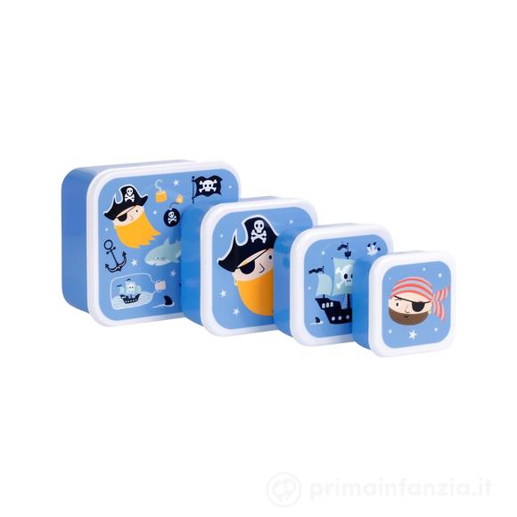 Set di Contenitori Porta Pranzo e Porta Merenda - Pirati