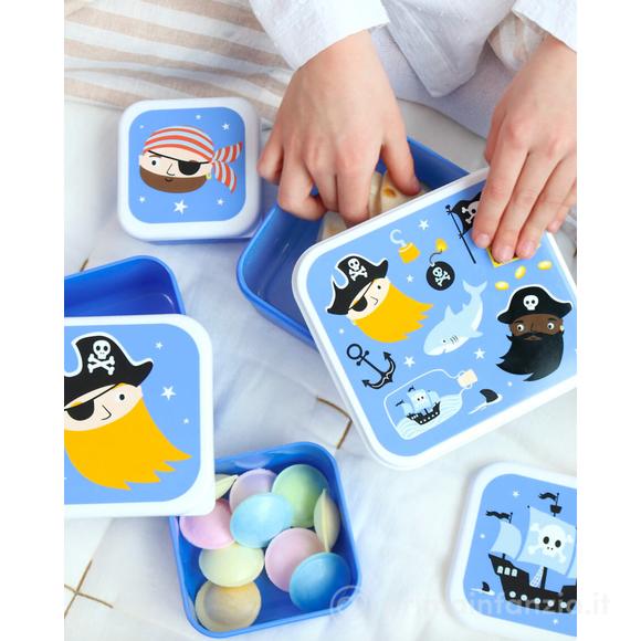 Set di Contenitori Porta Pranzo e Porta Merenda - Pirati