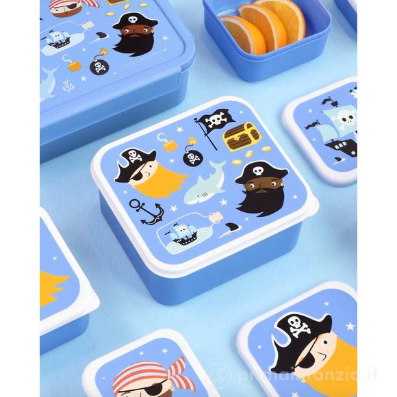 Set di Contenitori Porta Pranzo e Porta Merenda - Pirati