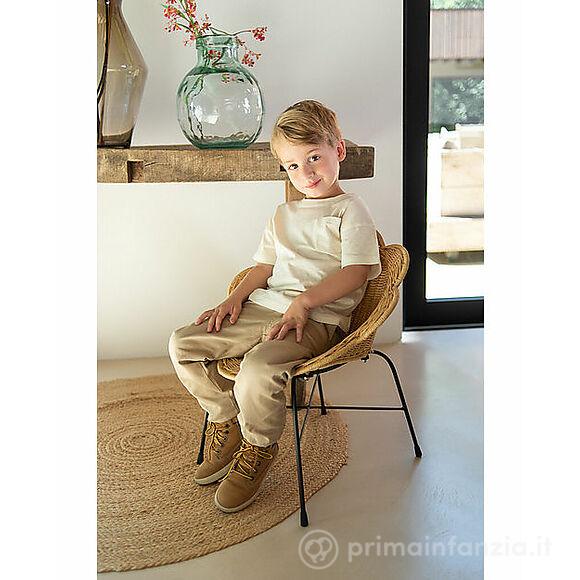 Sedia a Forma di Fiore - Rattan - Design Vintage