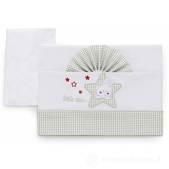 Set Culla 3pz Ricamato Stars