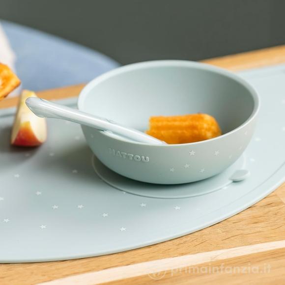 Set 4pz Per La Pappa In Silicone – Verde Stelline