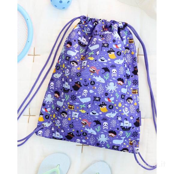 Sacca Zaino con Chiusura a Coulisse – Pirati