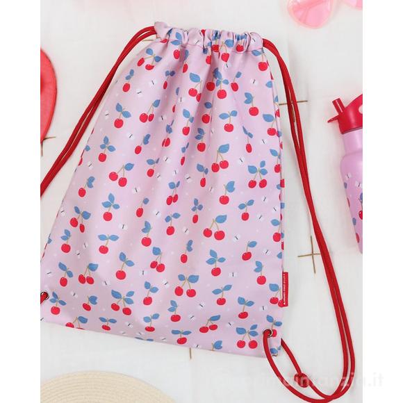 Sacca Zaino con Chiusura a Coulisse – Ciliegie