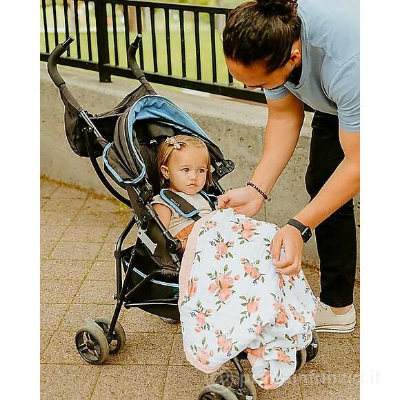 Copertina Neonato 75 x 100 cm in Mussola di Cotone