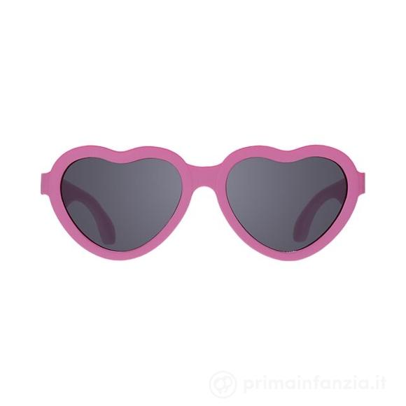 Occhiali da Sole a Cuore - Paparazzi Pink - Lenti Scure - 100% Protezione UV