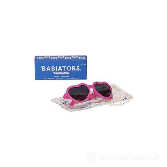 Occhiali da Sole a Cuore - Paparazzi Pink - Lenti Scure - 100% Protezione UV