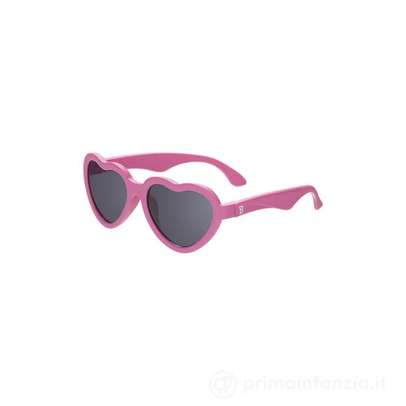 Occhiali da Sole a Cuore - Paparazzi Pink - Lenti Scure - 100% Protezione UV