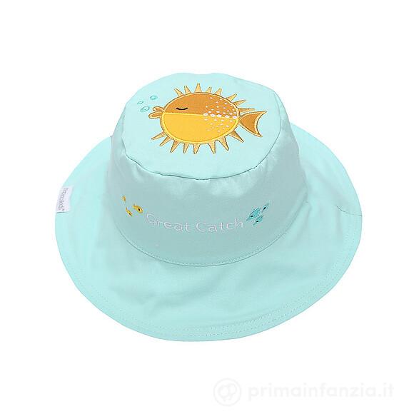 Cappello Estivo Reversibile SPF 50+ Pesce/Medusa