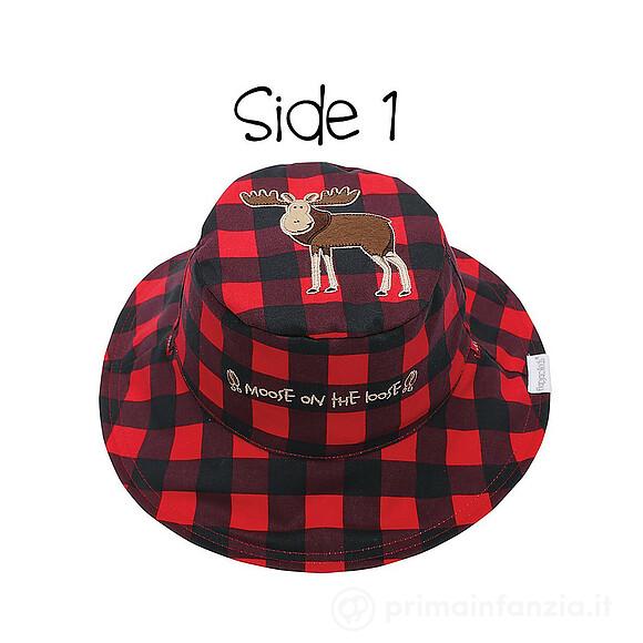 Cappello Estivo Reversibile SPF 50+ Alce/Orso