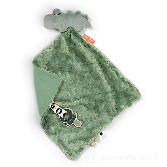 Doudou con Reggiciuccio Deer Friends - Croco - Verde