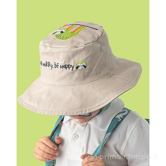 Cappello Estivo Reversibile SPF 50+ Leone/Bradipo