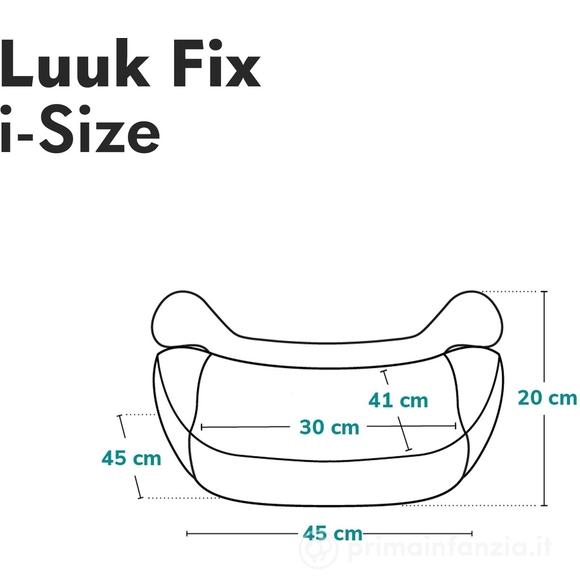 Luuk FIX i-Size - Seggiolino Alzabimbo - Isofix -125-150 cm