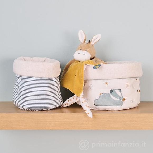 Set Di 2 Cestini Porta Oggettti