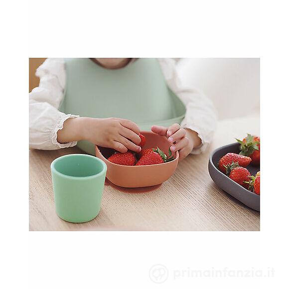 Set Completo Per Pappa 4 Pezzi In Silicone - Minerale