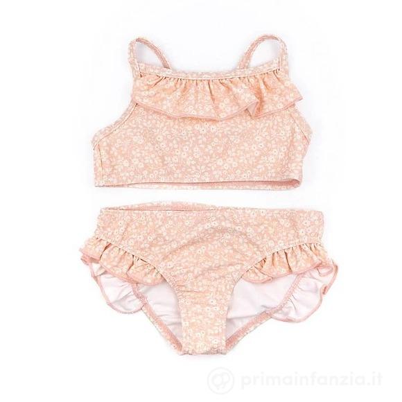 Bikini Bambina Uv50+ Flower Pink