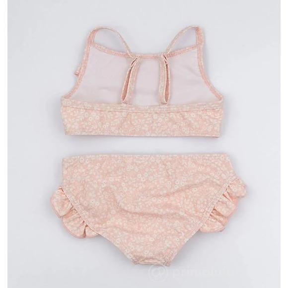 Bikini Bambina Uv50+ Flower Pink