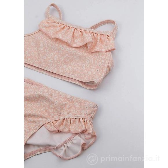 Bikini Bambina Uv50+ Flower Pink