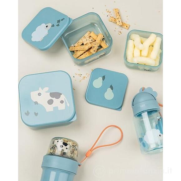 Set di 3 Contenitori Merenda - Happy Clouds