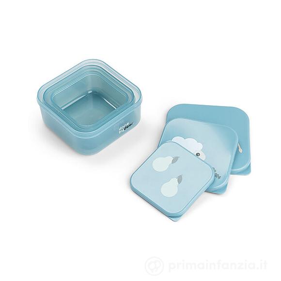Set di 3 Contenitori Merenda - Happy Clouds