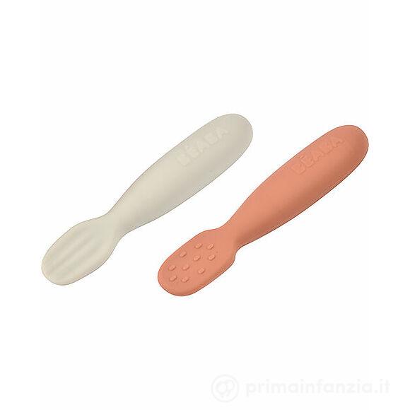 Set 2 Posate Prime pappe - Silicone