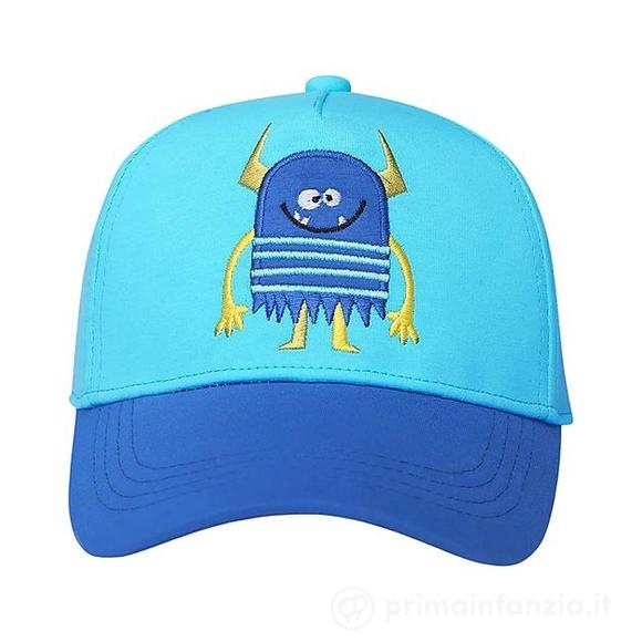 Berretto Estivo con Visiera - Monster Blue - 100% Cotone