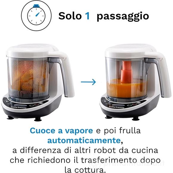 Cuoci Pappa e Mixer - Scongelamento, Cottura a Vapore, Frullatore