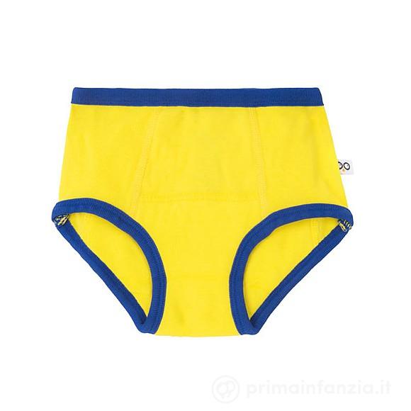 3 Mutandine Asilo Bimbo in Cotone Bio Amici Dinosauri