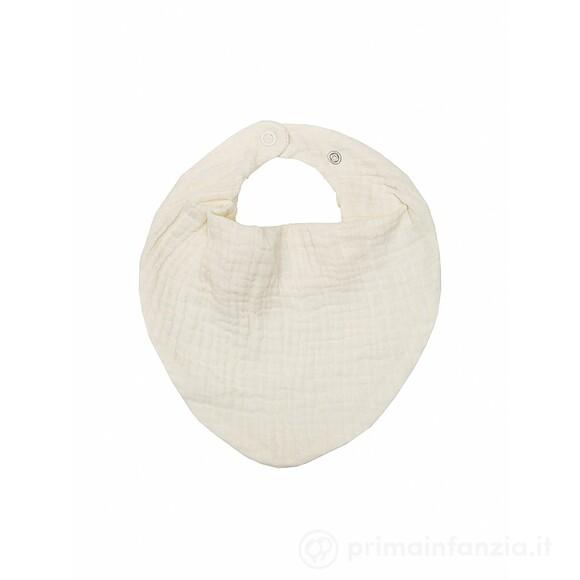 2 Bavaglini Bandana in Mussola di Cotone Bio