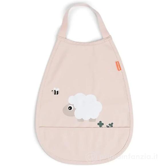 Bavaglino Pull Over - Impermebaile con Tasca - Tiny Farm - Rosa