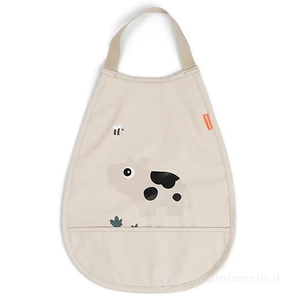 Bavaglino Pull Over - Impermebaile con Tasca - Tiny Farm - Sabbia