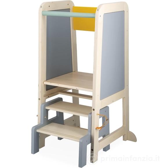 Torre Montessoriana 2 in 1 – Con Lavagna  - da 1 a 3 anni (J09640)