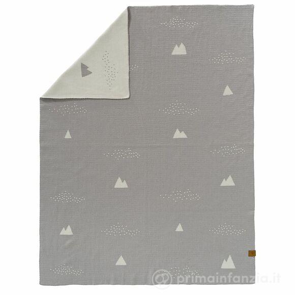 Coperta lavorata a maglia 80 x 100 cm Ice Mountain