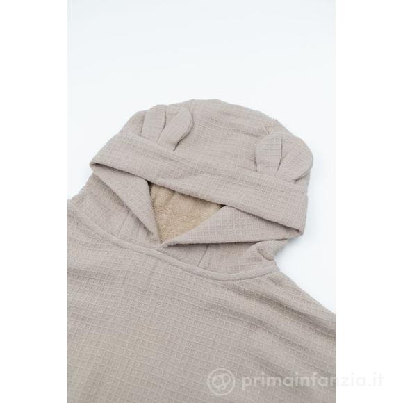 Poncho Waffle 0-2 anni Spugna di Bamboo