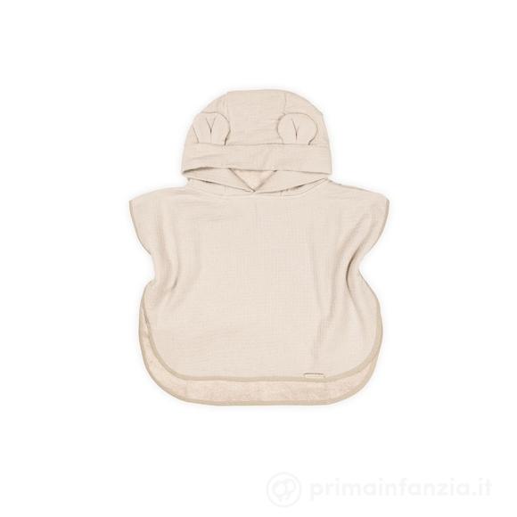Poncho Waffle 0-2 anni Spugna di Bamboo