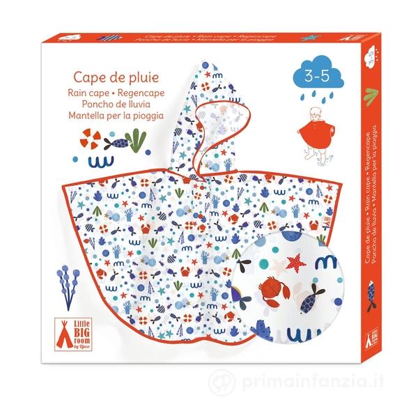 Mantello Antipioggia 3-5 Anni Animali Marini (DD04672)