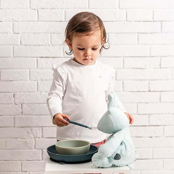 Set Pappa 4pz con Bavaglino in Silicone