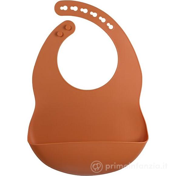 Bavaglio Impermeabile con Tasca - Terra di Siena - Silicone