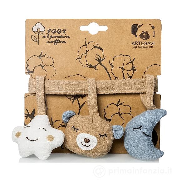 Catenella Orso Cotone 34 cm