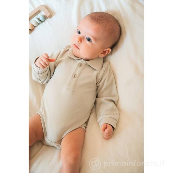 Body Bimbo Maniche Lunghe Polo – Sand