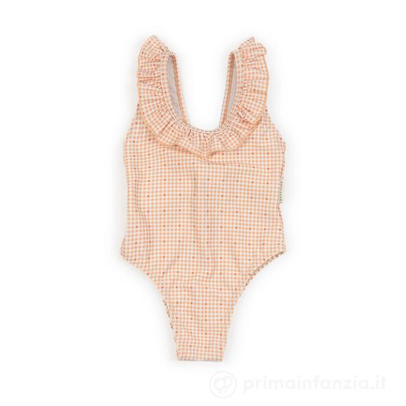 Costume Intero Bimba Spalle Volant Peachy Square