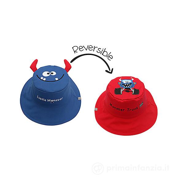 Cappello Estivo Reversibile SPF 50+ Mostro/Macchina