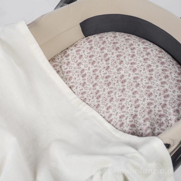 Lenzuolo Con Angoli Per Carrozzina + Mussola Gala