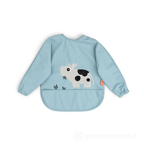 Bavaglio a Maniche Lunghe con Tasca - Tiny Farm - Blu - Impermeabile