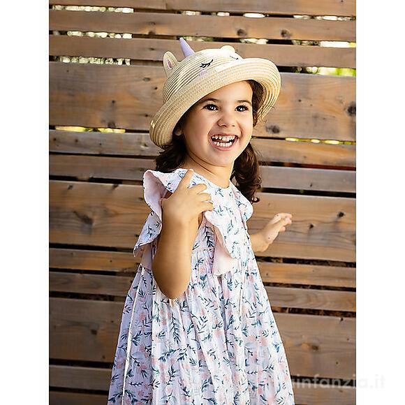 Cappello di Paglia Anti-UV SPF 50+ Unicorno