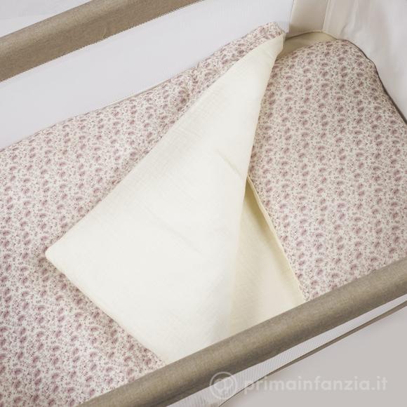 Piumino Per Culla + Lenzuolo Con Angoli + Cuscino – 90x50 Cm Gala