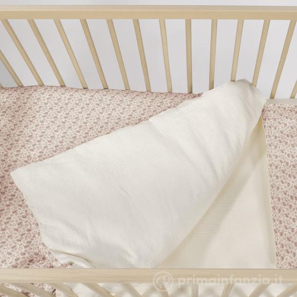 Piumino Per Culla + Lenzuolo Con Angoli + Cuscino - 120x60 Cm Gala