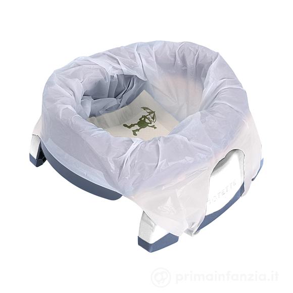 Vasino da Viaggio e Riduttore WC 2in1 + 3 Ricambi